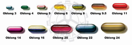 Softgel Oblong Soft Gel Shape